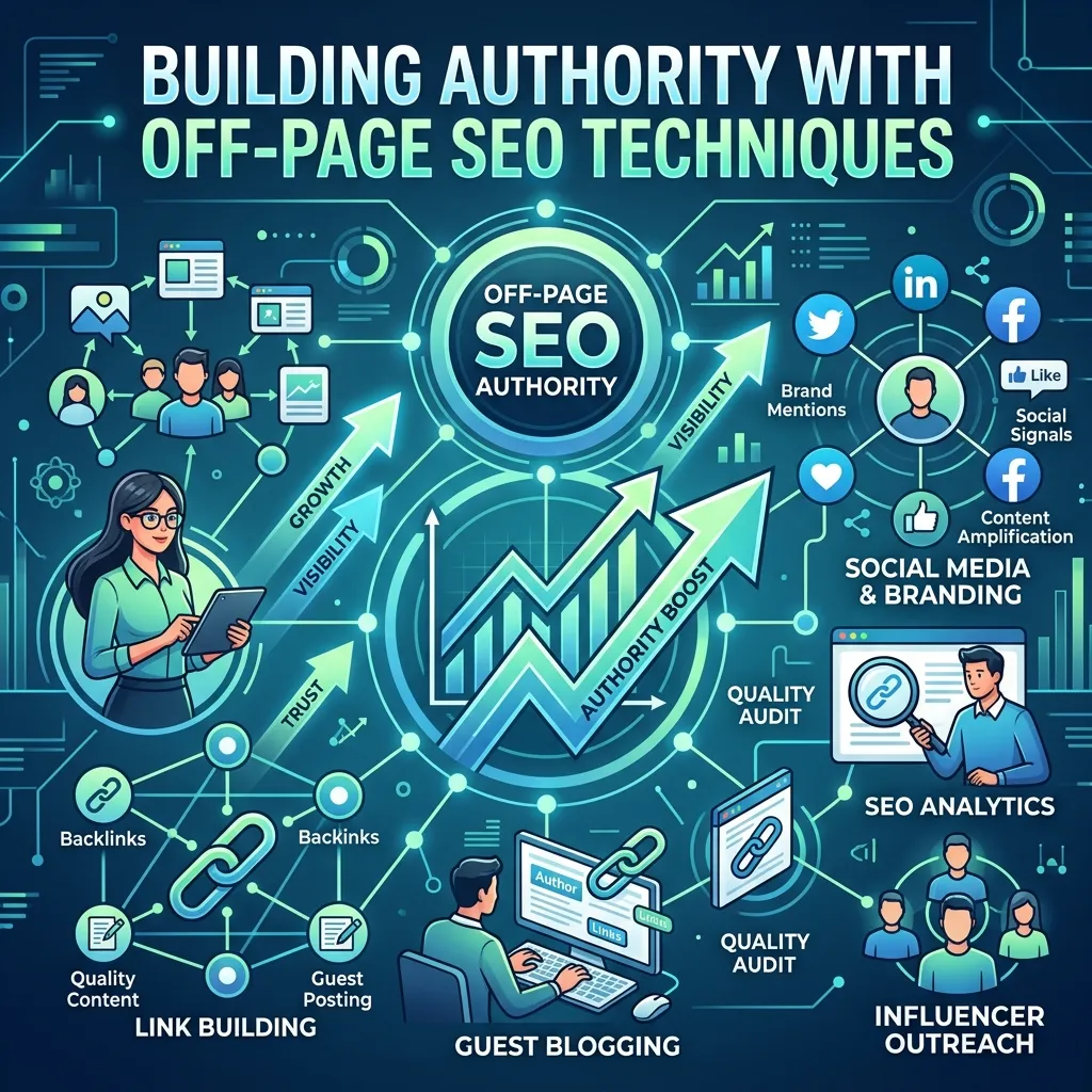 Digital marketing team analyzing backlinks and online brand mentions