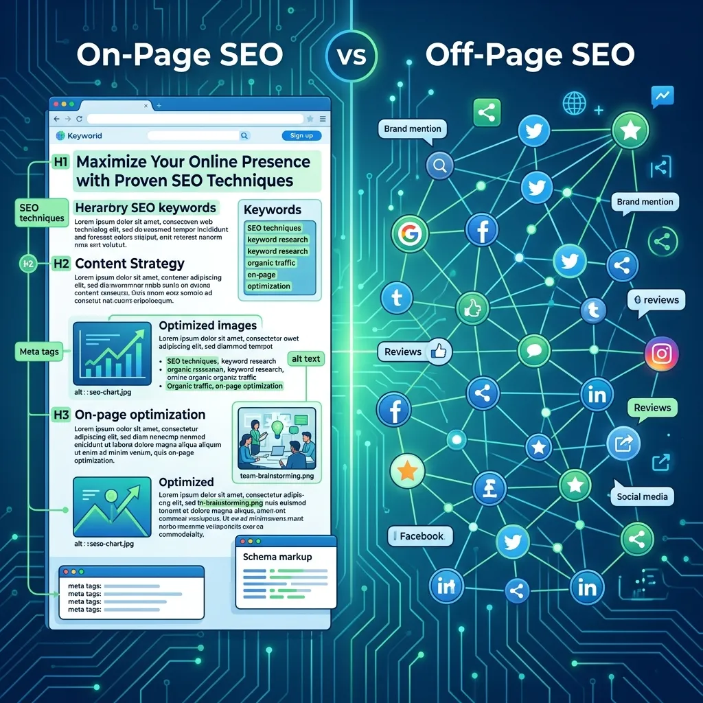 The Complete Guide to On-Page and Off-Page SEO Strategies The Complete Guide to On-Page and Off-Page SEO Strategies