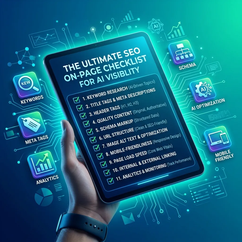 The Ultimate SEO On-Page Checklist for AI Visibility The Ultimate SEO On-Page Checklist for AI Visibility