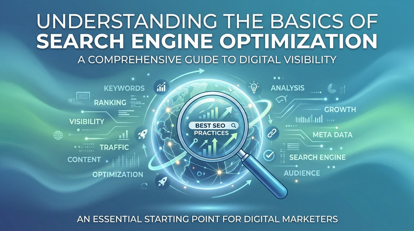 Digital marketing professional analyzing SEO search rankings on a laptop